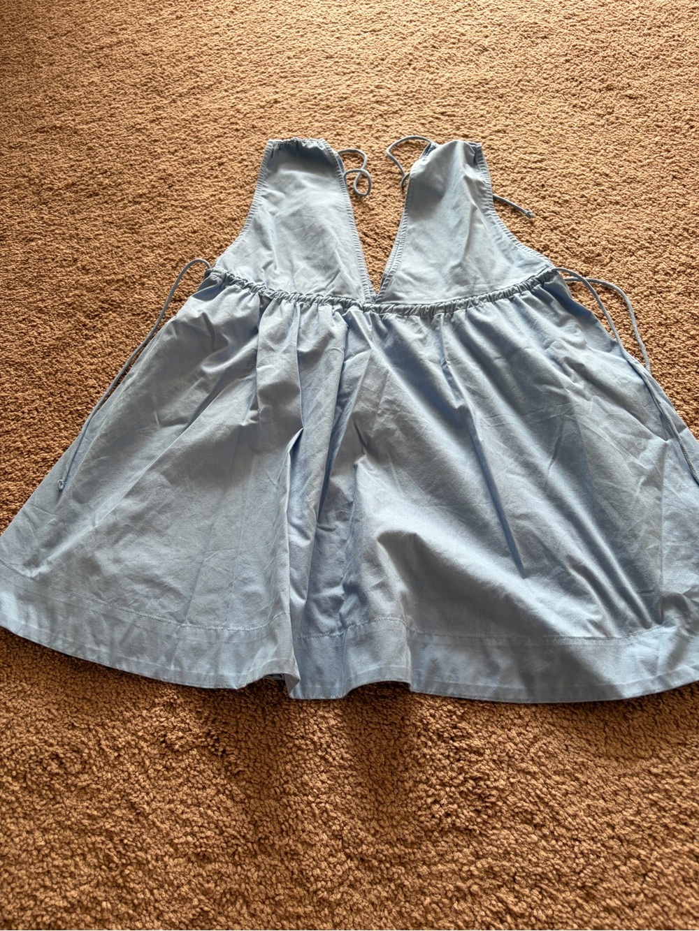 Abercrombie Blue Tie-back and sides mini dress